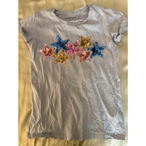 Crewcuts start purple sequin shirt size 8-9